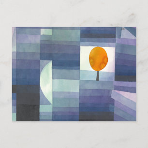 "The Harbinger of Autumn", Paul Klee Postcard Vykort