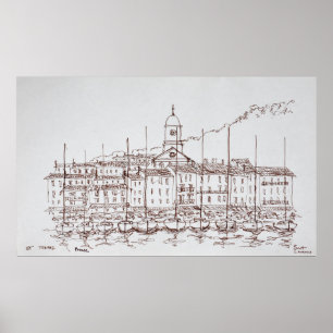 The Harbor, Saint-Tropez   French Riviera, France Poster