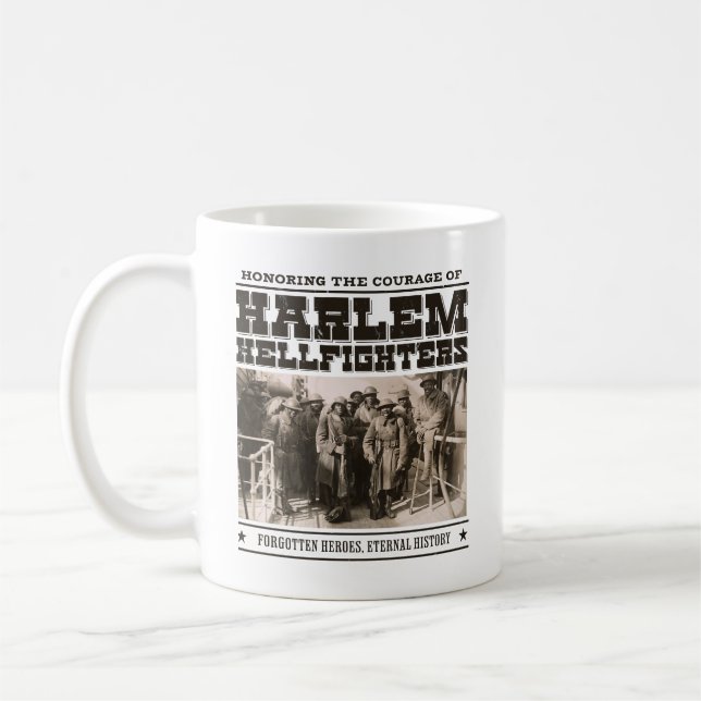 The Harlem Hellfighters - WW1 Tribute Kaffemugg (Vänster)