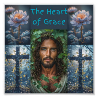 The Heart Of Grace design 2 color pattern 1 Fototryck