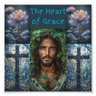 The Heart Of Grace design 2 färgmönster 1 Fototryck