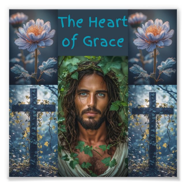 The Heart Of Grace design 2 färgmönster 1 Fototryck (Framsidan)