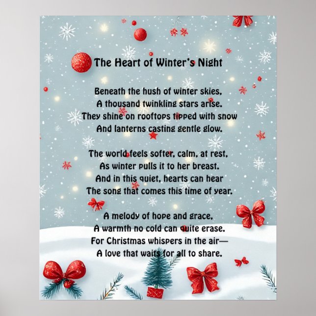 The Heart of Winter’s Night Poster (Framsidan)
