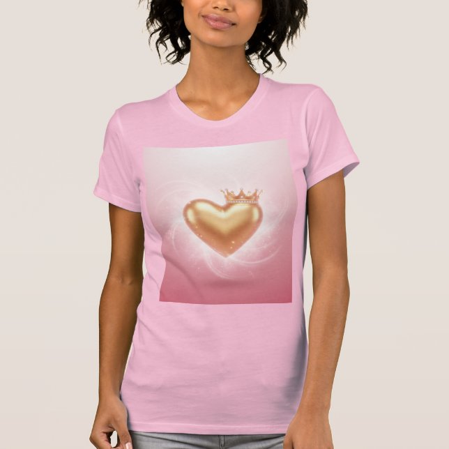 The Heart Queen Of Divine Love T Shirt (Framsida)