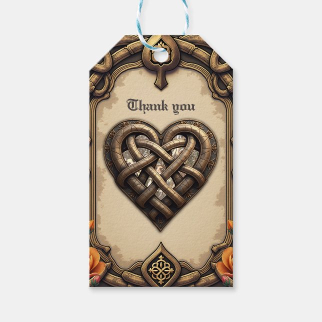 The heartbeat of the ancient gods: presentetikett (Framsidan)