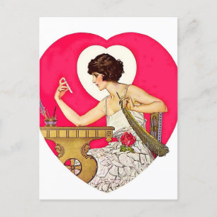 The Heart's Desire av C Coles Phillips Vykort