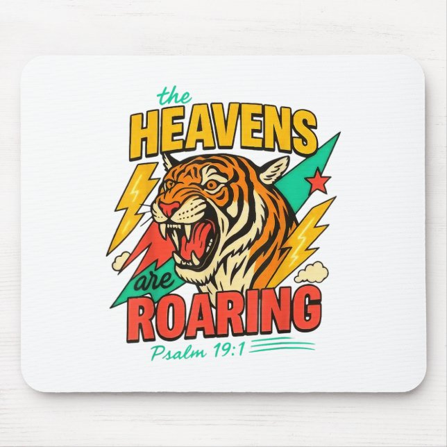 The Heavens Are Roaring Psalm 19_1 Tiger Christian Musmatta (Framsidan)