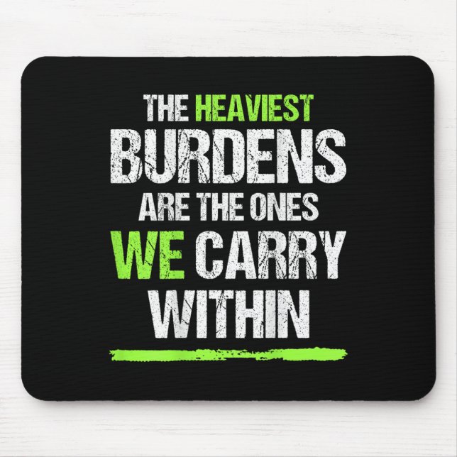 The Heaviest Burdens Are The Ones We Carry Within  Musmatta (Framsidan)