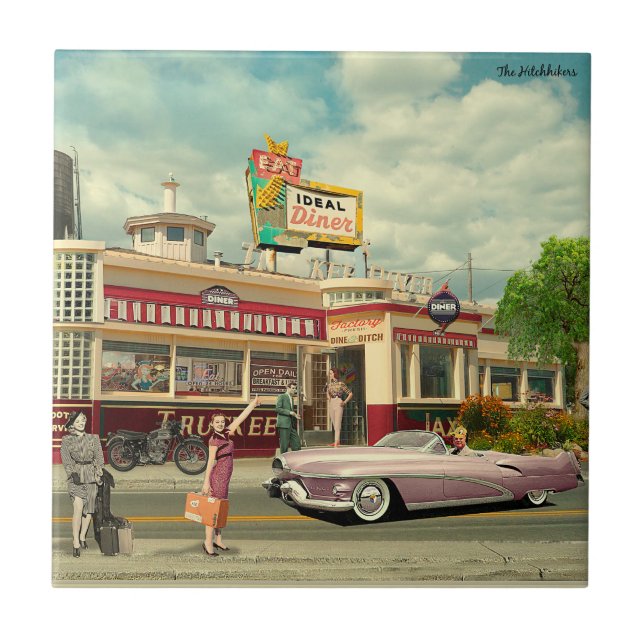 The Hitchhickers Kakelplatta (Framsidan)