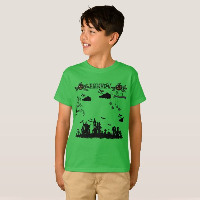 The Hollow Curse kellysgrön T Shirt (Hel framsida)