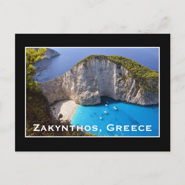 The Hollow of the Gods - Zakynthos Unveiled Vykort (Framsida)