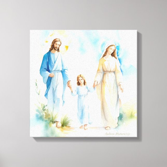 The Holy Family Canvastryck (Framsida)