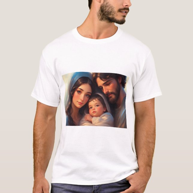 The Holy Family Men's Tee Shirt (Framsida)