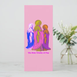 The Holy Trinity of Pop Vierges Marie Multicolores Inbjudningar