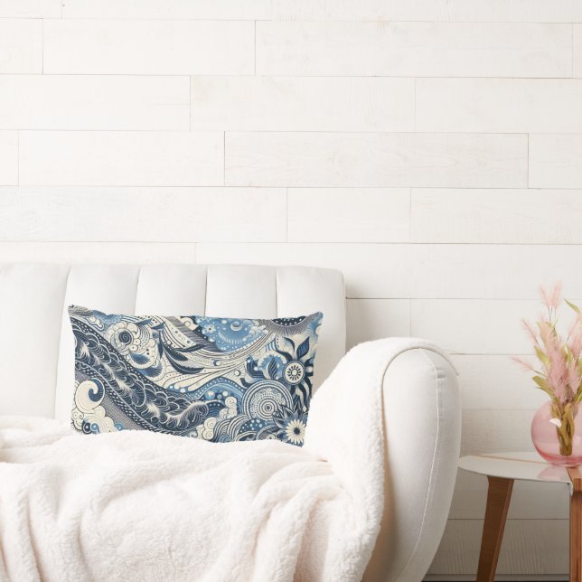 The Home Studio Indigo Bloom  Lumbarkudde (Soffa)