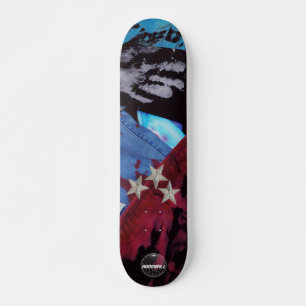 The HoodWill Denim Stars Skateboarddäck Mini Skateboard Bräda 18,5 Cm