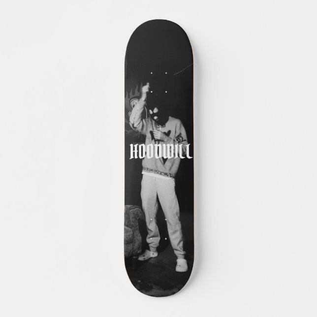 The HoodWill Lurk Skateboarddäck Mini Skateboard Bräda 18,5 Cm (Framsida)