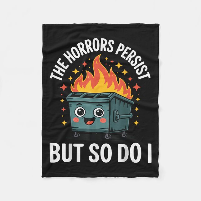 The Horrors Persist But So Do I  Fleecefilt (Framsidan)