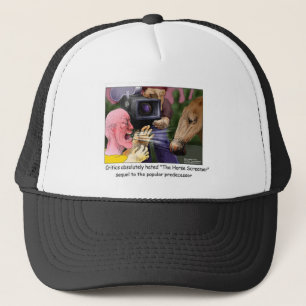 The Horse Screamer Roliga T-shirts Gåvor Kort Mer Truckerkeps