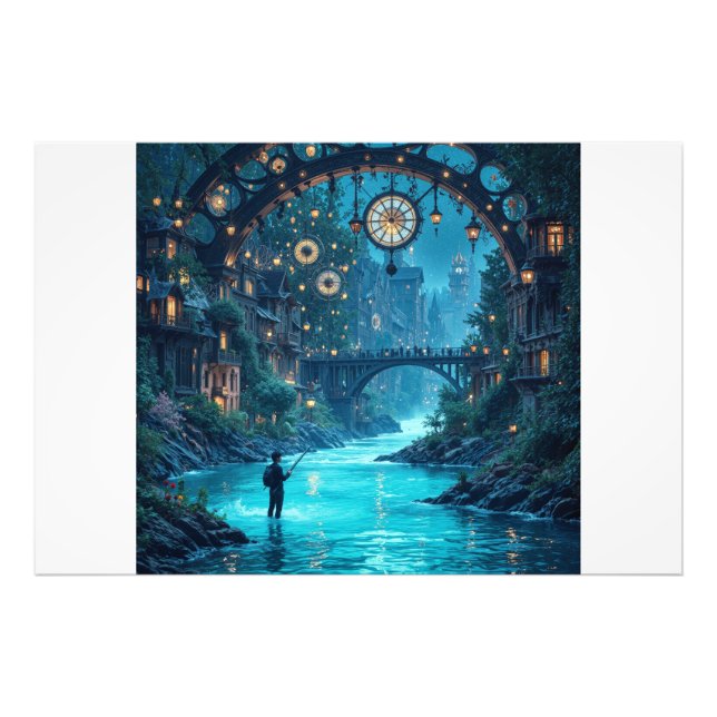 The Hour Fisher, In a City Fototryck (Framsidan)