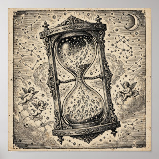 The Hourglass of Souls konsttryck Poster