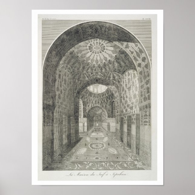 The House of the Jew at Isfahan, från "Voyages du Poster (Framsidan)