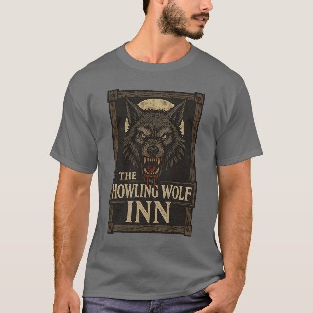 THE HOWLING WOLF INN T SHIRT (Framsida)