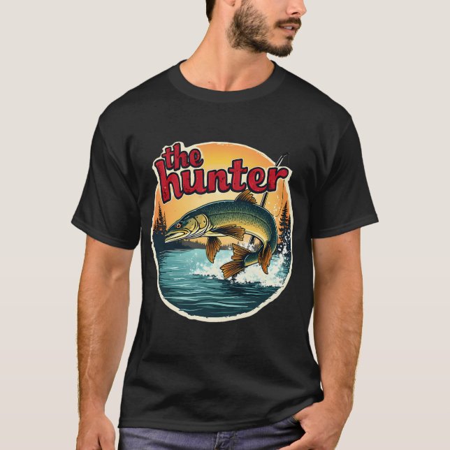 The Hunter 2 - Fiskeserie T Shirt (Framsida)
