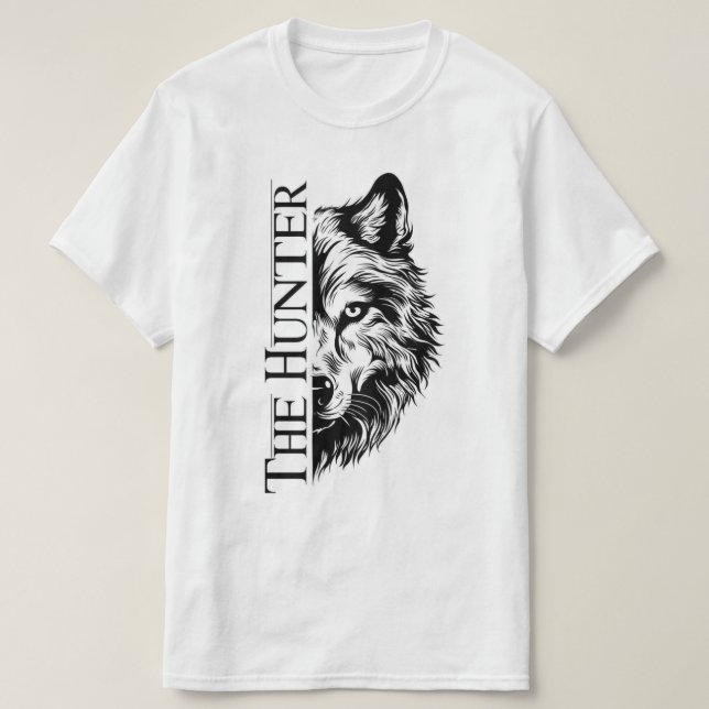 The Hunter Wolf Unisex T-Shirt – Herr (Design framsida)