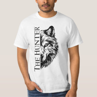The Hunter Wolf Unisex T-Shirt – Herr