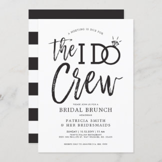 The I Do Crew | Bröllopsfest Brunch Inbjudningar