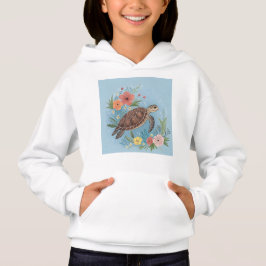 The illustration of a sea turtle t shirt