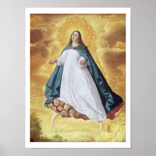 The Immaculate Conception, c.1628-30 (olja på canv Poster