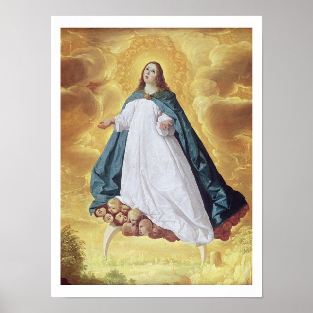 The Immaculate Conception, c.1628-30 (olja på canv Poster (Framsidan)