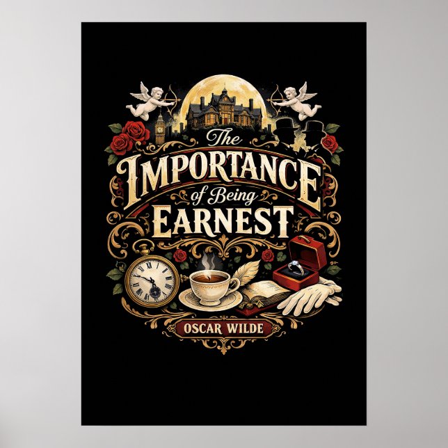 The Importance of Being Earnest Poster (Framsidan)