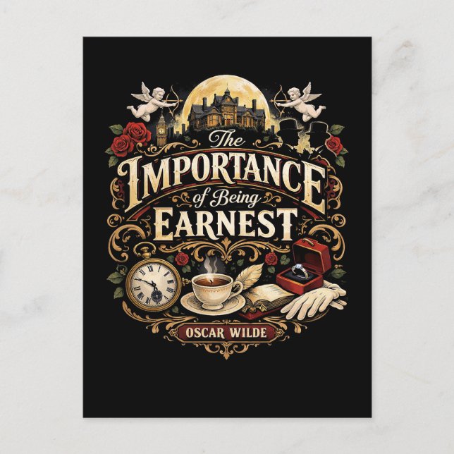 The Importance of Being Earnest Vykort (Framsida)