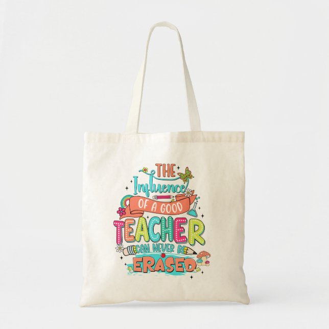 The Influence of a Good Teacher Tote Bag Tygkasse (Framsidan)