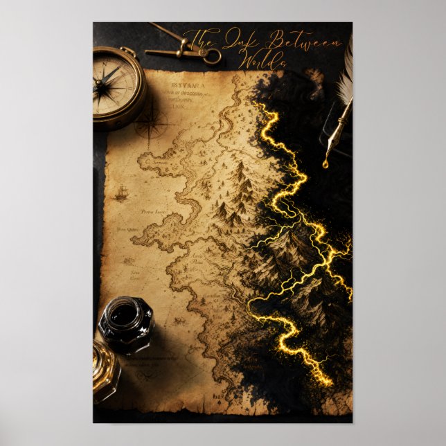 The Ink Between Worlds Limited Edition Affisch (Framsidan)