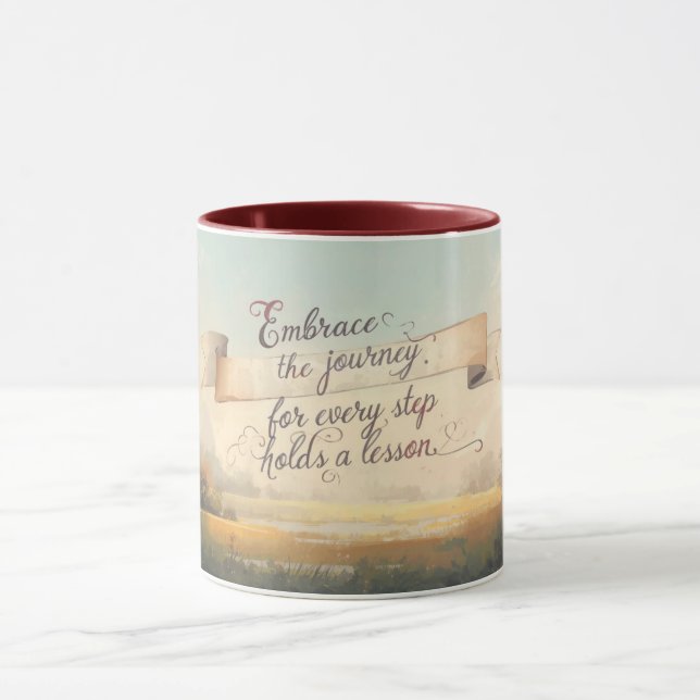 The Inspirational Quote mug Mugg (Center)