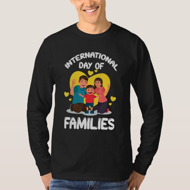 The International Day Of Families United Nations T Shirt (Framsida)