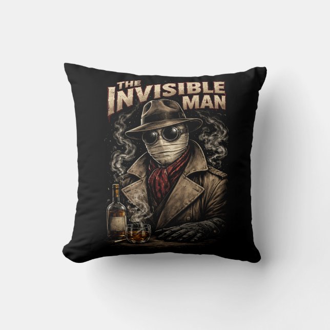 The Invisible Man Kudde (Framsida)