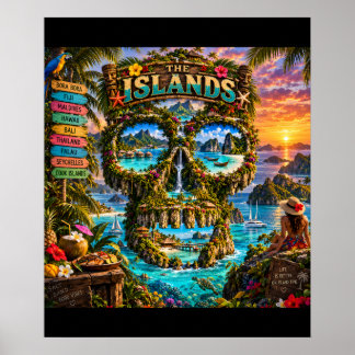 The Islands Dödskalle Konsttryck | State of Mind Poster
