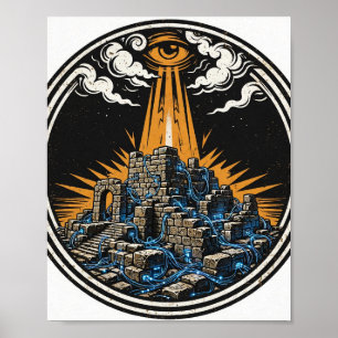 The Isle of Witness Print — Pulp Emblem Konst Poster