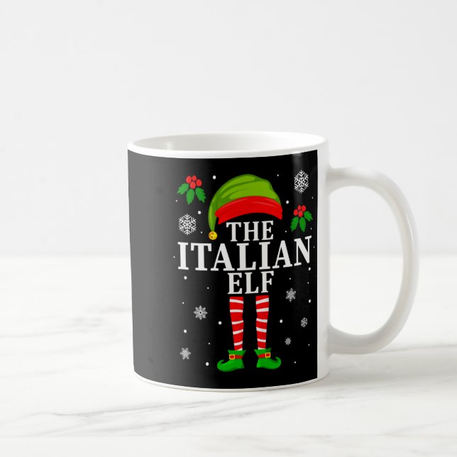 The Italian Elf Family Matching Christmas Pajama L Kaffemugg (Höger)