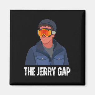 The Jerry Gap Skis Roligt Skidskämt Berg Humo Magnet