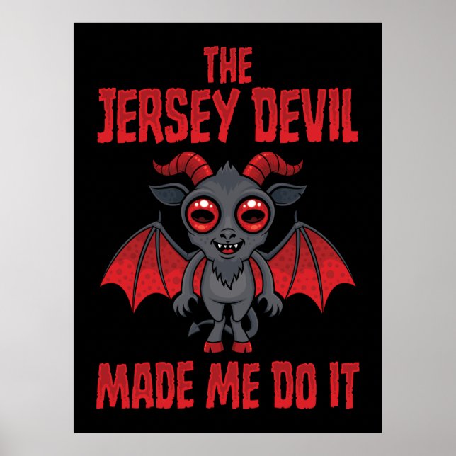 The Jersey Devil Made Me Do It Poster (Framsidan)