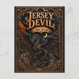 The Jersey Devil New Jersey Popcut Legends Vykort
