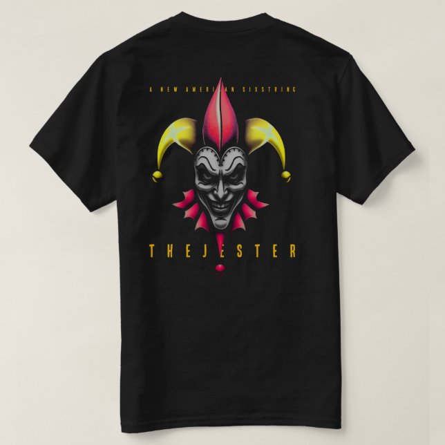 THE JESTER GUITAR PROMO TEE (Design baksida)