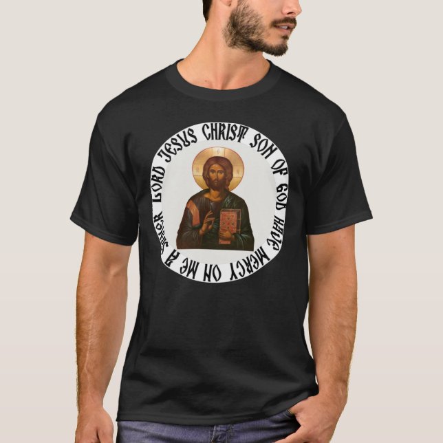 The Jesus Prayer family T Shirt (Framsida)