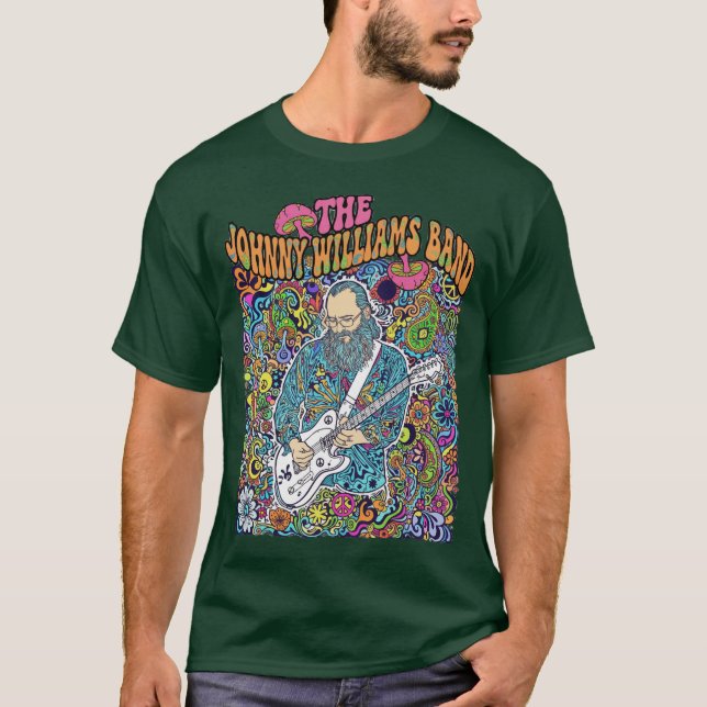 The Johnny Williams Band Hippie Shirt T Shirt (Framsida)